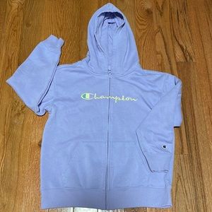 Champion lilac zip up hoodie